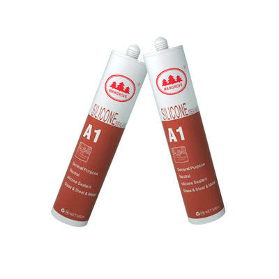 Un buen precio. Impermeable Seca rápida sellador de silicona acético de piso blanco Pared exterior en línea