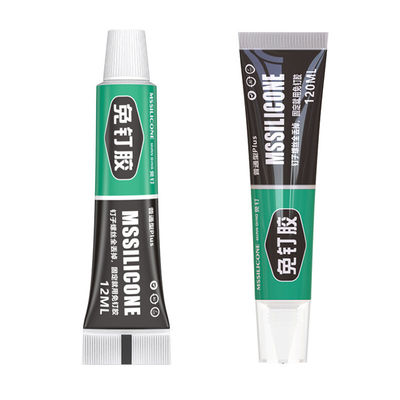 Un buen precio. MS Transparente Omnipotente Sin clavos y pegamento Paredes de azulejos Puertas Ventanas Dedicadas en línea