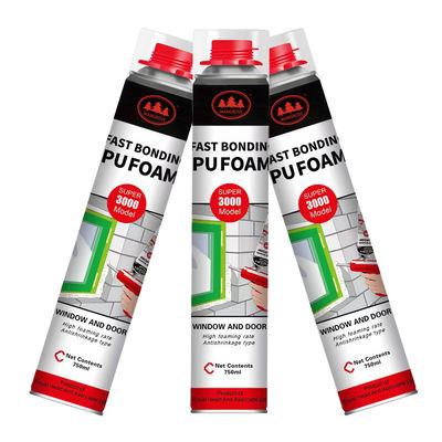 Un buen precio. Sello de expansión de espuma de poliuretano de alta flexibilidad Color blanco con resistencia flexible al curado y a la contracción en línea