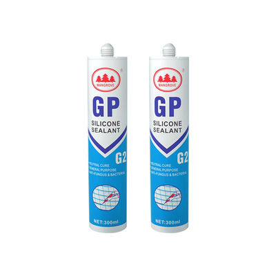 Buena adherencia adhesivo de silicona de ácido universal negro blanco