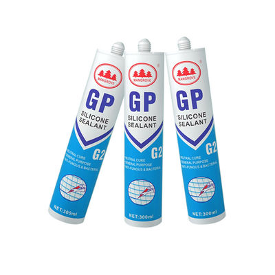 Sellador de silicona transparente para ventanas de vidrio Super Seal, adhesivo impermeable ácido