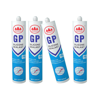 Un buen precio. Sellador de silicona transparente de curado acético de 300 ml resistente a la intemperie para vidrio en línea