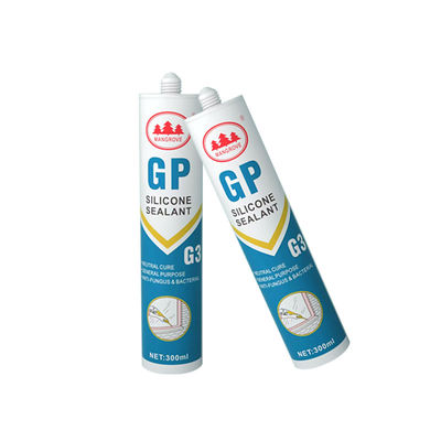 Sellador de silicona de curado ácido blanco OEM para construcción de acuarios de vidrio