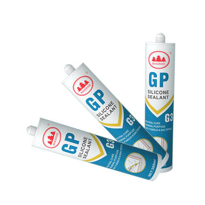 Un buen precio. 300 ml de adhesivos de silicona de color blanco impermeable pegamento de pasta de pegatina impermeable en línea