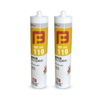 Sellado de silicona de fuego neutro para juntas de construcción