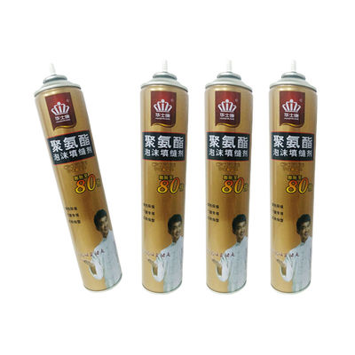 Polyurethane de uso múltiple sellador de construcción aislamiento de espuma de PU 750 ml