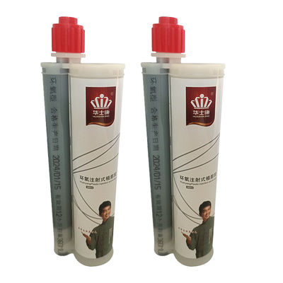 Adhesivo de anclaje químico de plantación de rebar 360 ml 5:1 Compuesto de color rojo gris