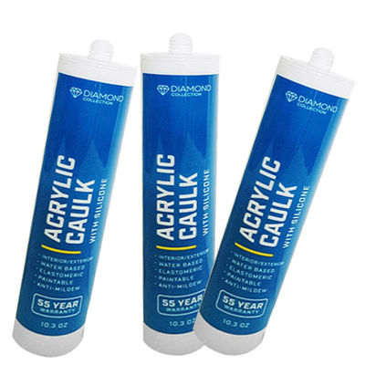 Selecante acrílico de alta calidad de 300 ml, soluble en agua, silicona, adhesivo de bajo olor.