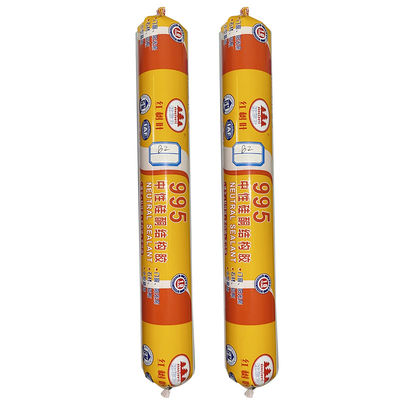 Selecante de silicona orgánico cerámico neutro de acero inoxidable Adhesivo estructural de puertas
