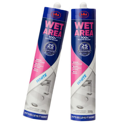 25 años de garantía 100% sellador de silicona área húmeda antihumedad azulejos de baño 300g blanco