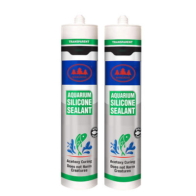 Acetoxy Curing Powful no daña a las criaturas sellador transparente de acuario sellador de vidrio