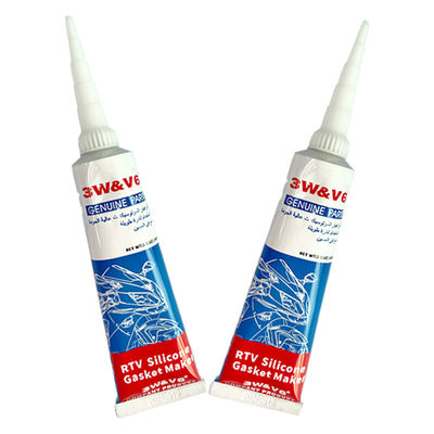 Un buen precio. Neutral Cure Color Rojo Anti Alta Temperatura RTV Fabricante de junta de silicona sellador en línea