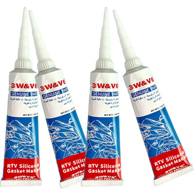 Fabrica 42g/100g RTV sellador de silicona para evitar fugas para automóviles gris blanco