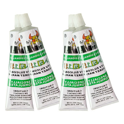 Transmisión de equipos electrónicos impermeable 85g sellador de silicona RTV transparente