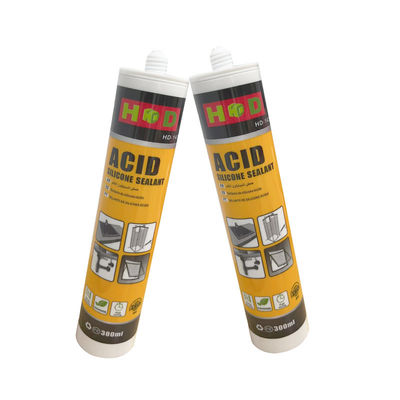 Adhesivo de vidrio de silicona blanco resistente al moho
