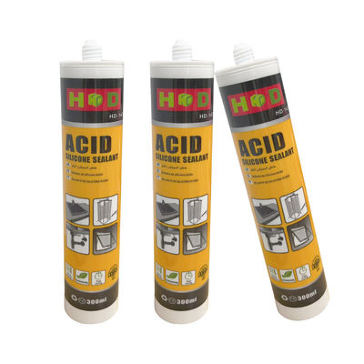 Un buen precio. Curo impermeable ácido rápido de cuero OEM sellador de pared silicona 300 ml cartucho en línea