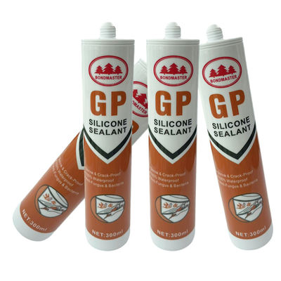 Venta al por mayor 300 ml de sellador de silicona acética transparente Puertas de vidrio para ventanas