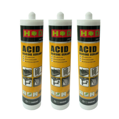 Un buen precio. Resistencia al agua 300 ml Selante de silicio acético Blanco Baño Ventana de cocina en línea