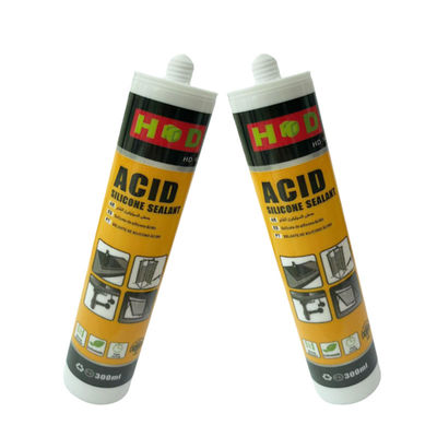 Curar rápidamente impermeable ácido claro sellador de silicona ventana puerta de casa