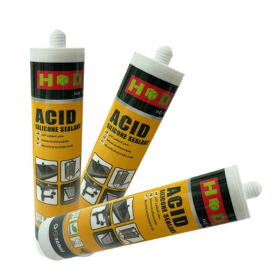 OEM Negro Acético General Limón de silicio Ventana de vidrio impermeable