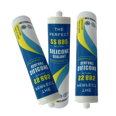 Sellador de silicona de curado neutro blanco de un componente para cocina y baño