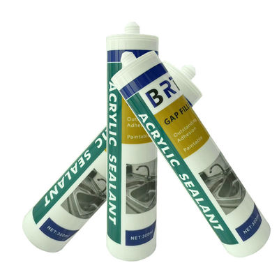 Un buen precio. Sellador acrílico impermeable transparente de 300 ml para ventanas, puertas y baños en línea