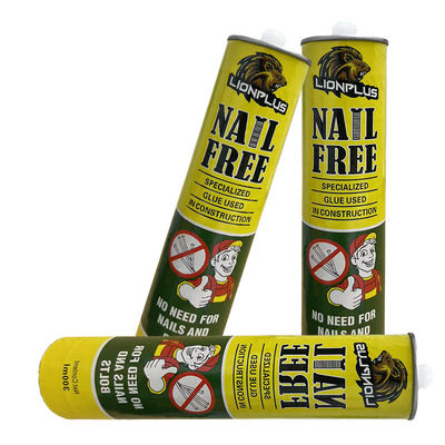 Adhesivo sin clavos blanco de 300 ml para muebles, madera y metal para el hogar