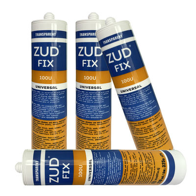 Resistencia a la intemperie Ventana de vidrio de sellador de silicona neutro negro