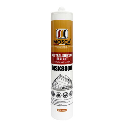 OEM Muestra gratuita Blanco Neutral Cure Silicona sellador adhesivo Puerta de ventana