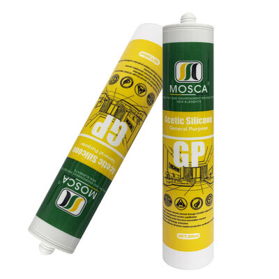 Gp impermeable ácido claro sellador de silicona ventana baño cocina