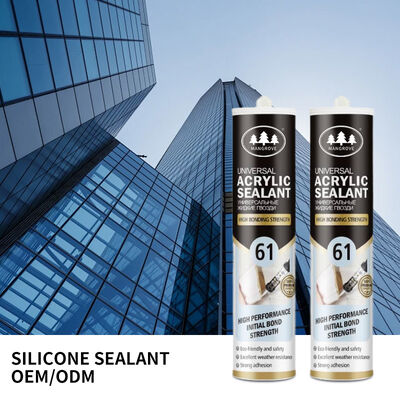Un buen precio. Adhesivo de silicona acética GP para ventanas y puertas de construcción transparente directo de fábrica en línea